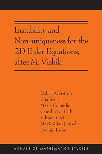 Instability and Non-Uniqueness for the 2D Euler Equations, After M. Vishik: Ams-219 (Annals of Mathematics Studies, 219)