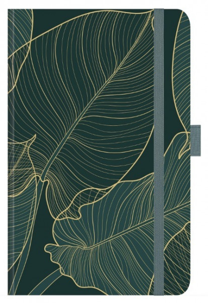 Buchkalender Times Small Trend "Palm Leaves" 18 Monate 2023/2024