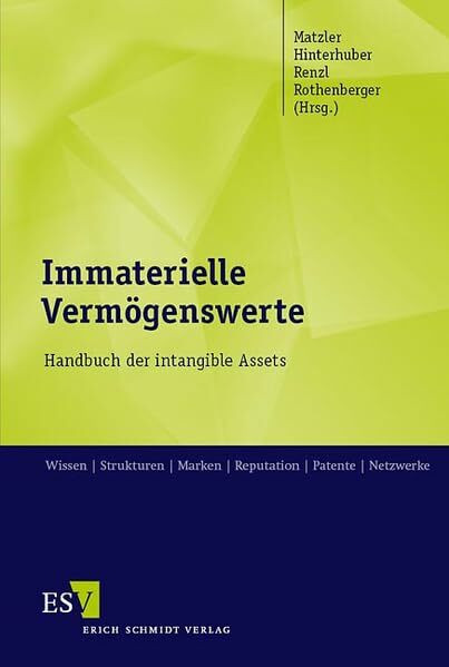 Immaterielle Vermögenswerte: Handbuch der intangible Assets