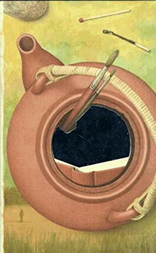 Landschaft in Tee gemalt