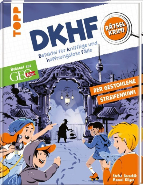 DKHF Rätselkrimi - Der gestohlene Streifenkiwi