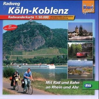 Köln-Koblenz: Radwanderführer Maßstab 1:50000