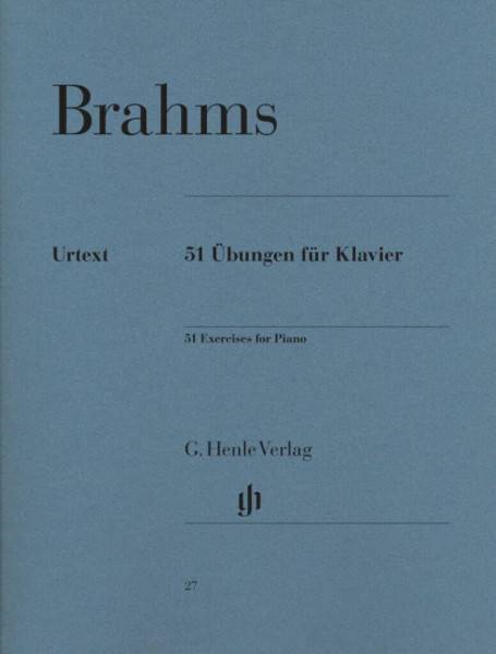 51 Übungen für Klavier: Instrumentation: Piano solo (G. Henle Urtext-Ausgabe)