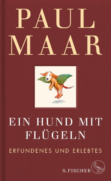 Ein Hund mit Flügeln