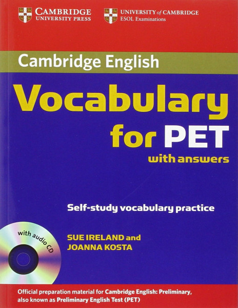 Cambridge Vocabulary for PET Student Book with Answers and Audio CD (Cambridge Vocabulary for Exams)