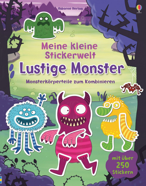 Meine kleine Stickerwelt: Lustige Monster