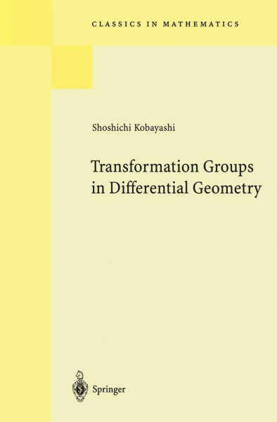 Transformation Groups in Differential Geometry (Classics in Mathematics)