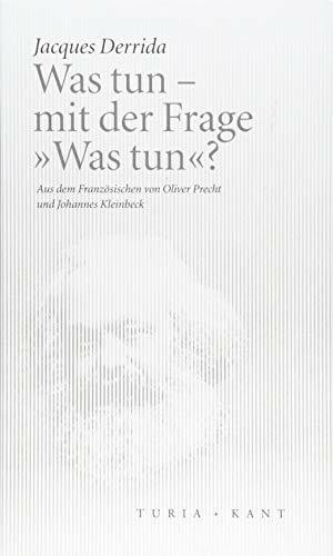 Was tun – mit der Frage »Was tun«? (Neue Subjektile)