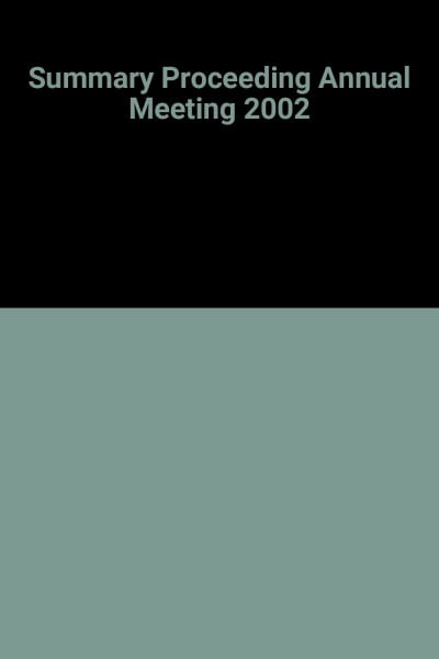 Summary Proceeding Annual Meeting 2002