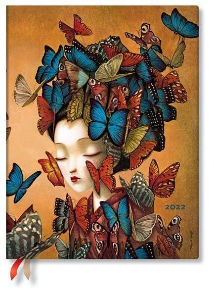 Madame Butterfly 12-Monatskalender Flexi 2022 Ultra Vertikal