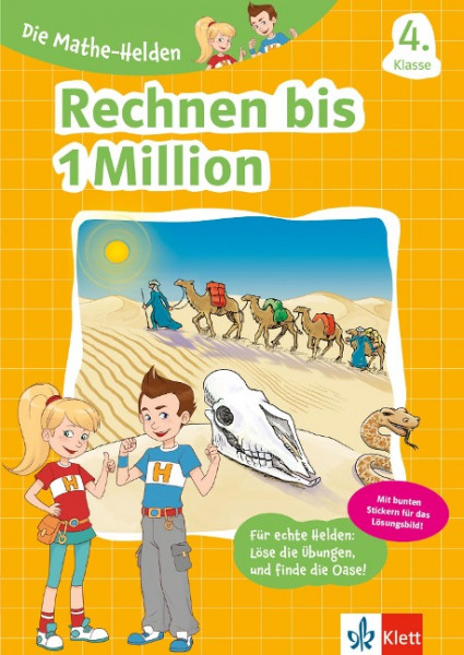 Klett Die Mathe-Helden Rechnen bis 1 Million 4. Klasse