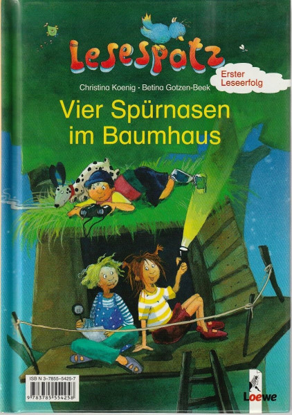 Kleine Lesetiger-Detektivgeschichten / Lesespatz - Vier Spürnasen im Baumhaus (Wendebuch)