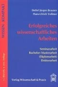 Erfolgreiches wissenschaftliches Arbeiten