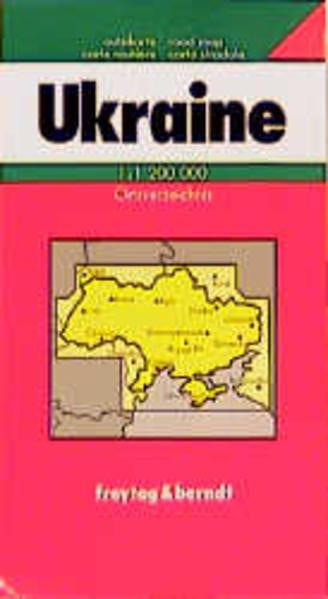 Ukraine-Moldawien. Autokarte. 1:1 200 000.