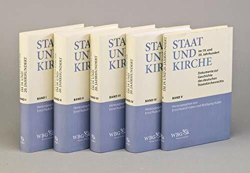 Staat und Kirche im 19. und 20. Jahrhundert: Dokumente zur Geschichte des deutschen Staatskirchenrechts