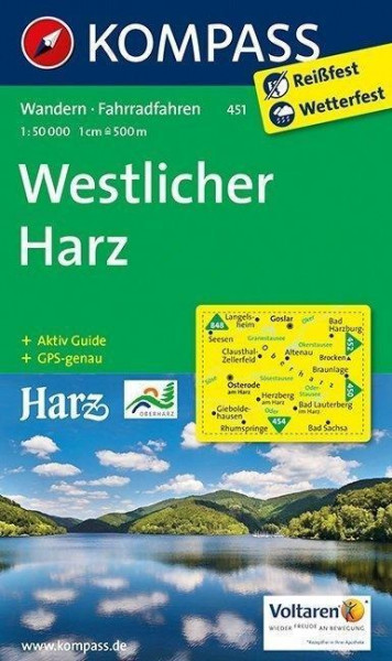 Westlicher Harz 1 : 50 000