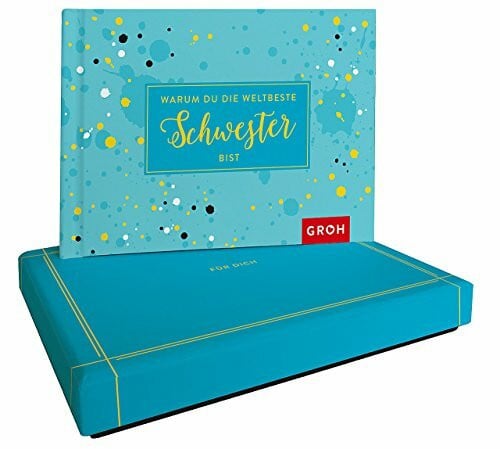 Warum du die weltbeste Schwester bist: Botschaft in schöner Geschenkbox