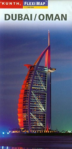 KUNTH FlexiMap Magnum Dubai / Oman, V.A.E. 1:1,5 Mio.: 1:1,5 Mio.