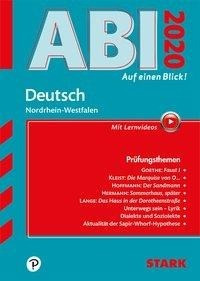 Abi - auf einen Blick! Deutsch Nordrhein-Westfalen 2020