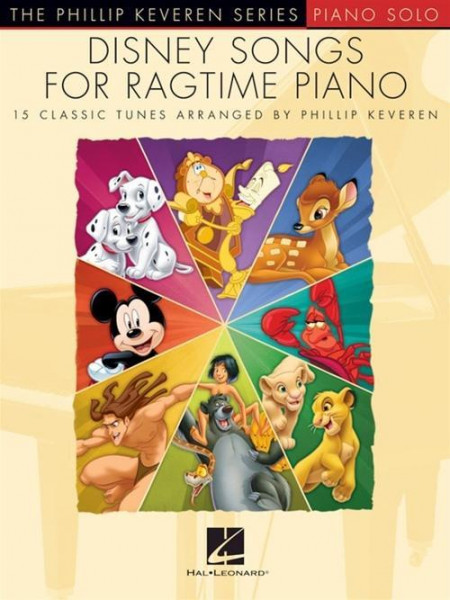 Disney Songs for Ragtime Piano: Arr. Phillip Keveren the Phillip Keveren Series Piano Solo