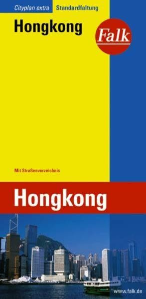 Falk Cityplan Extra Standardfaltung International Hongkong mit Straßenverzeichnis