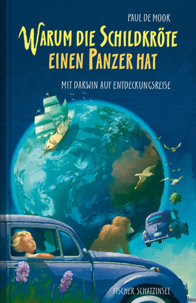 Warum die Schildkröte einen Panzer hat: Mit Darwin auf Entdeckungsreise (Kinderbuch Hardcover)