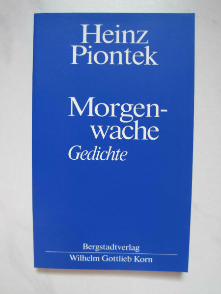 Morgenwache: Neue Gedichte