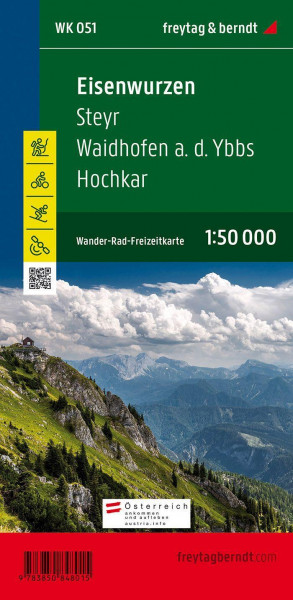 Eisenwurzen. Steyr. Waidhofen an der Ybbs Hochkar 1 : 50 000. WK 051