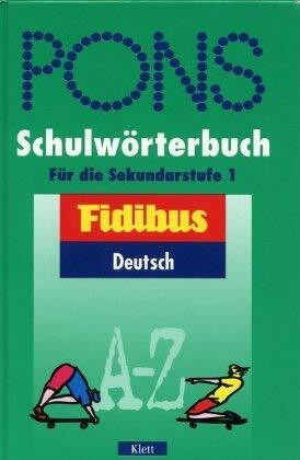 Fidibus, neue Rechtschreibung, PONS Schulwörterbuch Deutsch für die Sekundarstufe I