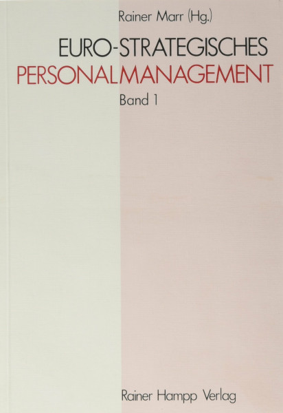 Euro-strategisches Personalmanagement
