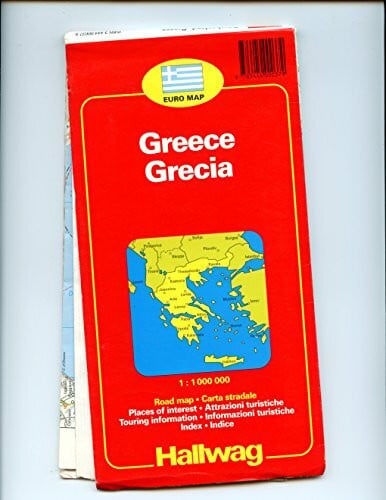 Rand McNally Hallwag International Road Map: Greece (Greece Map)