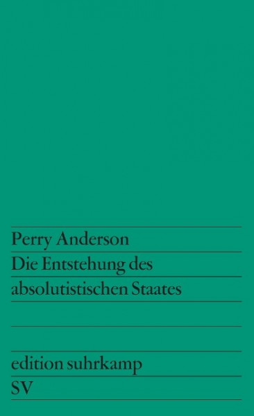 Die Entstehung des absolutistischen Staates