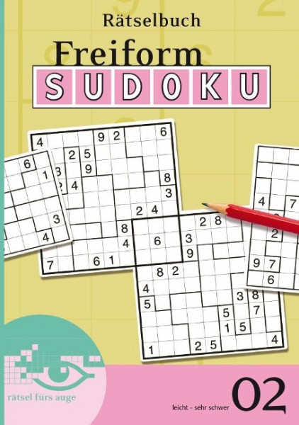 Freiform-Sudoku Rätselbuch 02