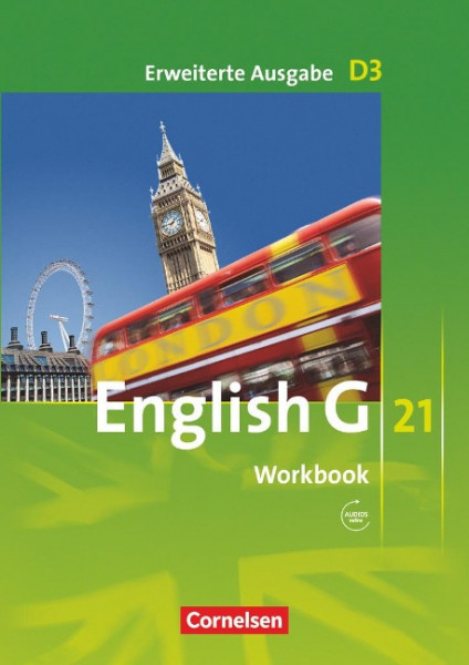 English G 21. Erweiterte Ausgabe D 3. Workbook mit Audios online