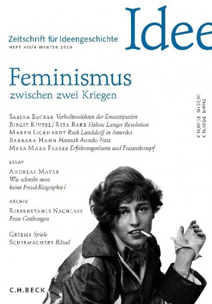 Zeitschrift für Ideengeschichte Heft XIV/4 Winter 2020