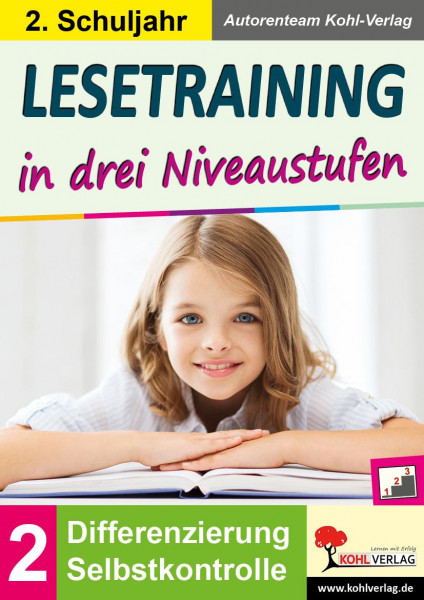 Lesetraining in drei Niveaustufen / Klasse 2