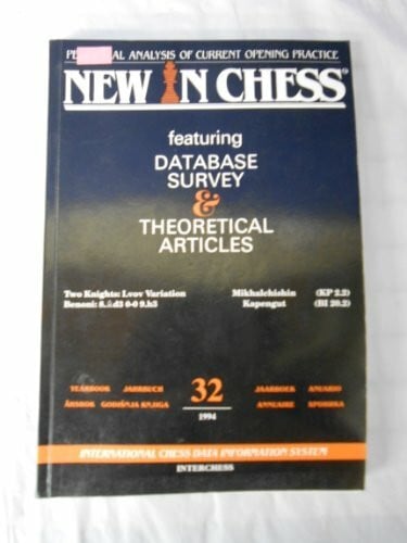 NEW IN CHESS: FEATURING DATABASE SURVEY AND THEORETICAL ARTICLES.