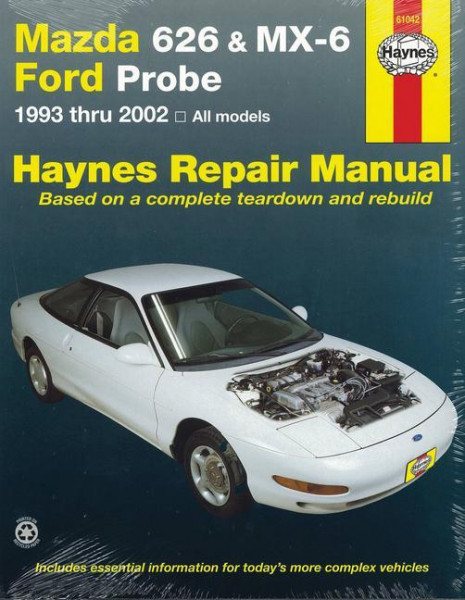 Mazda 626 & MX-6 & Ford Probe: 1993 Thru 2002 - All Models