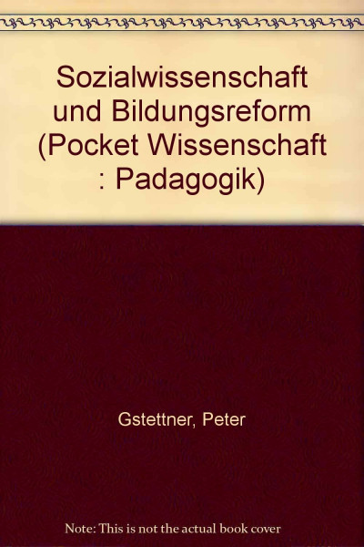 Sozialwissenschaft und Bildungsreform