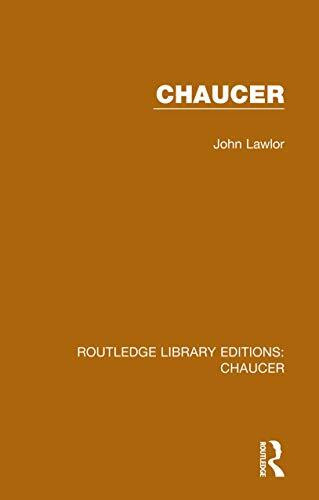 Chaucer (Routledge Library Editions: Chaucer)