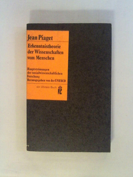 Erkenntnistheorie der Wissenschaften vom Menschen.