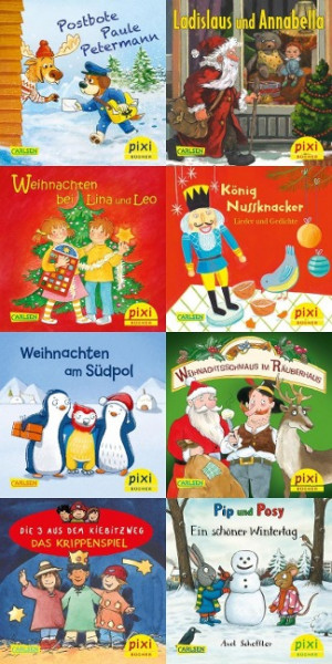 Pixi-Weihnachts-Box 34: ABC, Pixi lief im Schnee (8x8 Exemplare)