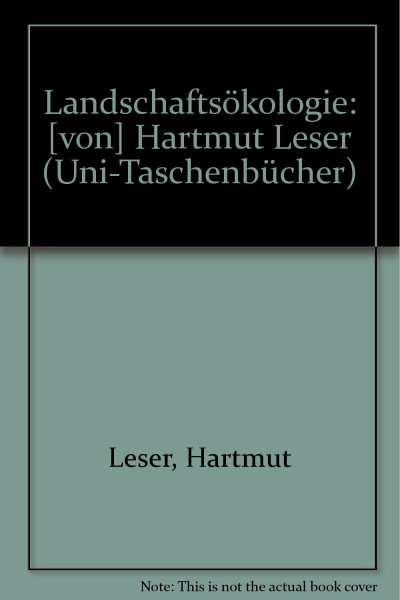 landschaftsökologie