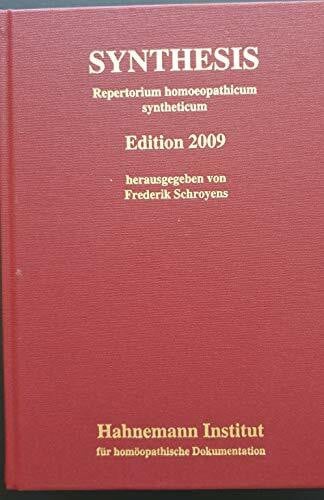 Synthesis: Repertorium homoeopathicum syntheticum Edition 2009