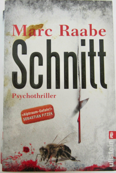 Schnitt: Psychothriller. Originalausgabe