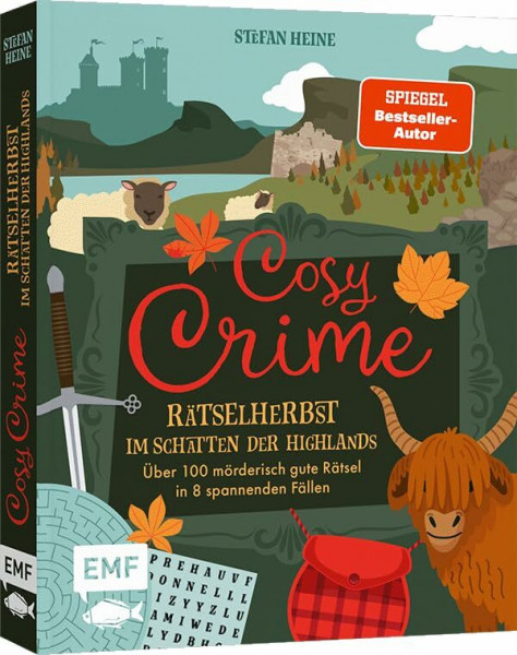 Cosy Crime - Rätselherbst im Schatten der Highlands: Mit 100 mörderisch guten Rätseln in 8 spannenden Geschichten: Logikrätsel, Sudokus, Kreuzworträtsel und mehr!