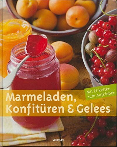 Marmeladen, Konfitüren & Gelees: Mit Etiketten zum Aufkleben
