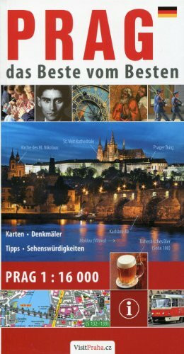 Prag das Beste vom Besten Taschenstadtführer mit 1:16.000 Strassenatlas MCU