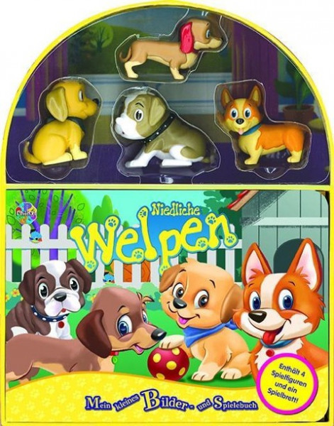 Mini Spiel- und Beschäftigungsbuch Hundebabys
