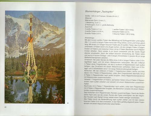 Makramee Tierchen und Ampeln.